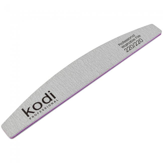 № 93 Nail File "Crescent" 220/220 (Color: Gray, Size: 178/28/4)